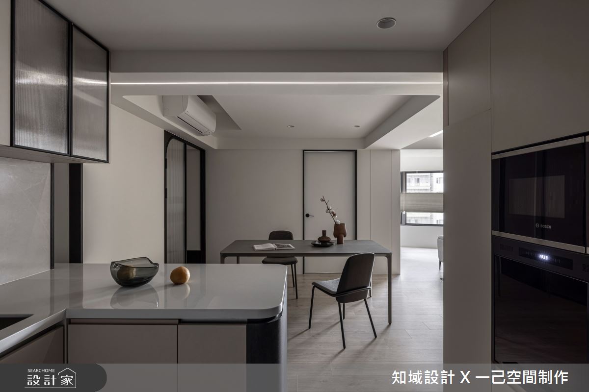 31坪老屋(31~40年)＿現代簡約風餐廳廚房案例圖片＿知域設計 X 一己空間制作＿一己_曛之6