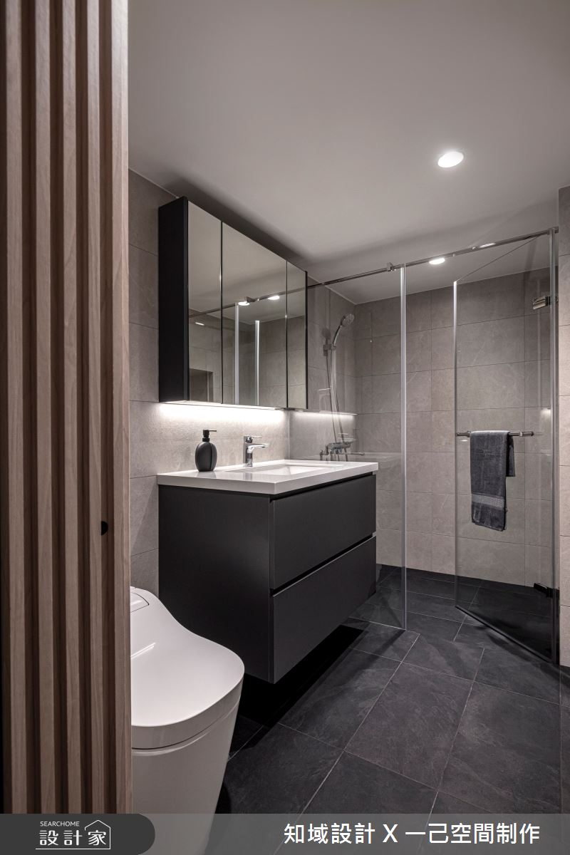 31坪老屋(31~40年)＿現代簡約風浴室案例圖片＿知域設計 X 一己空間制作＿一己_曛之24