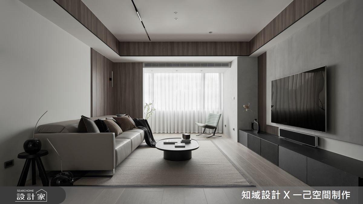 36坪老屋(16~30年)＿現代風客廳案例圖片＿知域設計 X 一己空間制作＿一己_闌之1