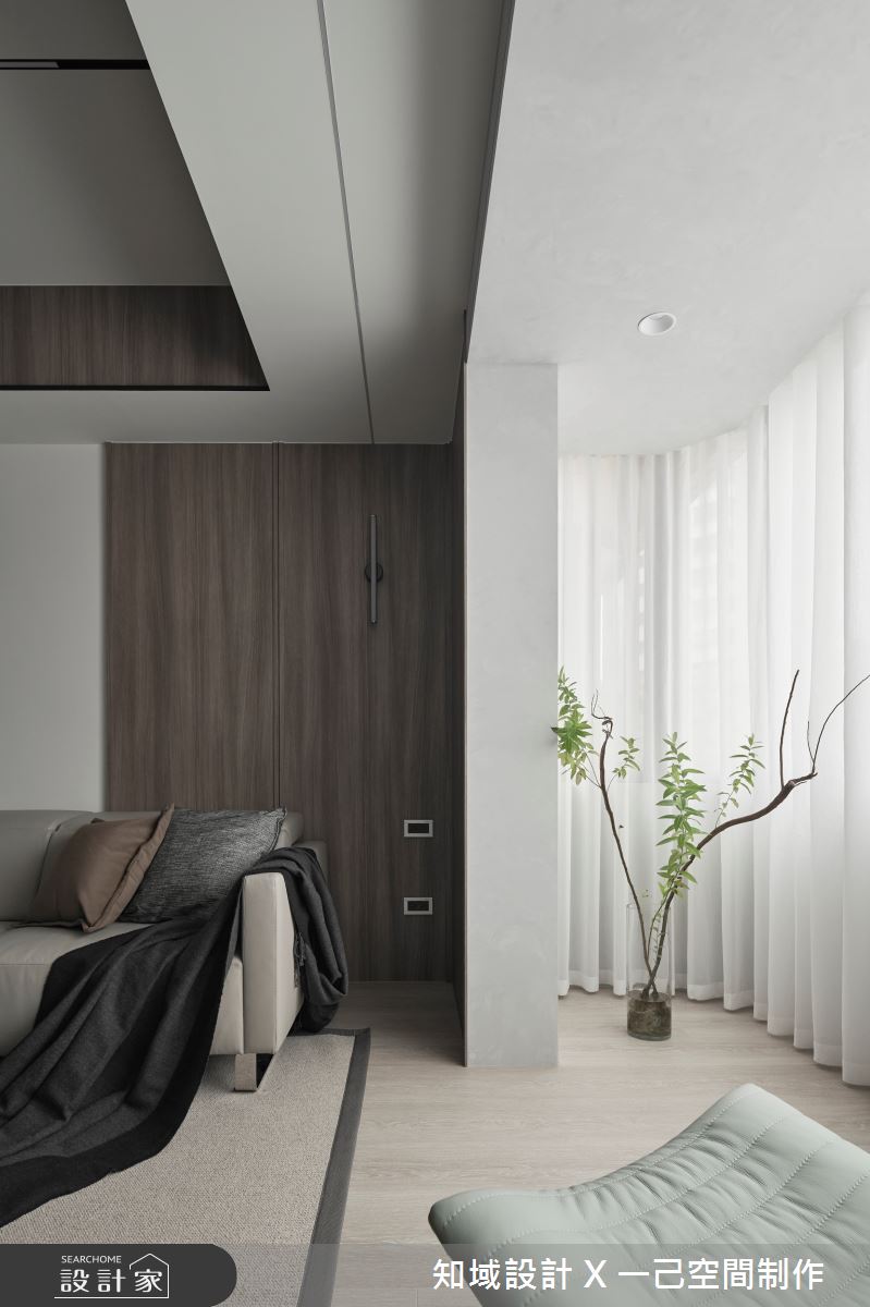 36坪老屋(16~30年)＿現代風客廳案例圖片＿知域設計 X 一己空間制作＿一己_闌之4