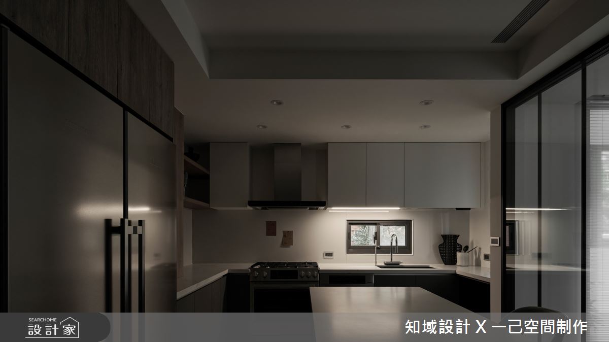 36坪老屋(16~30年)＿現代風廚房中島案例圖片＿知域設計 X 一己空間制作＿一己_闌之10