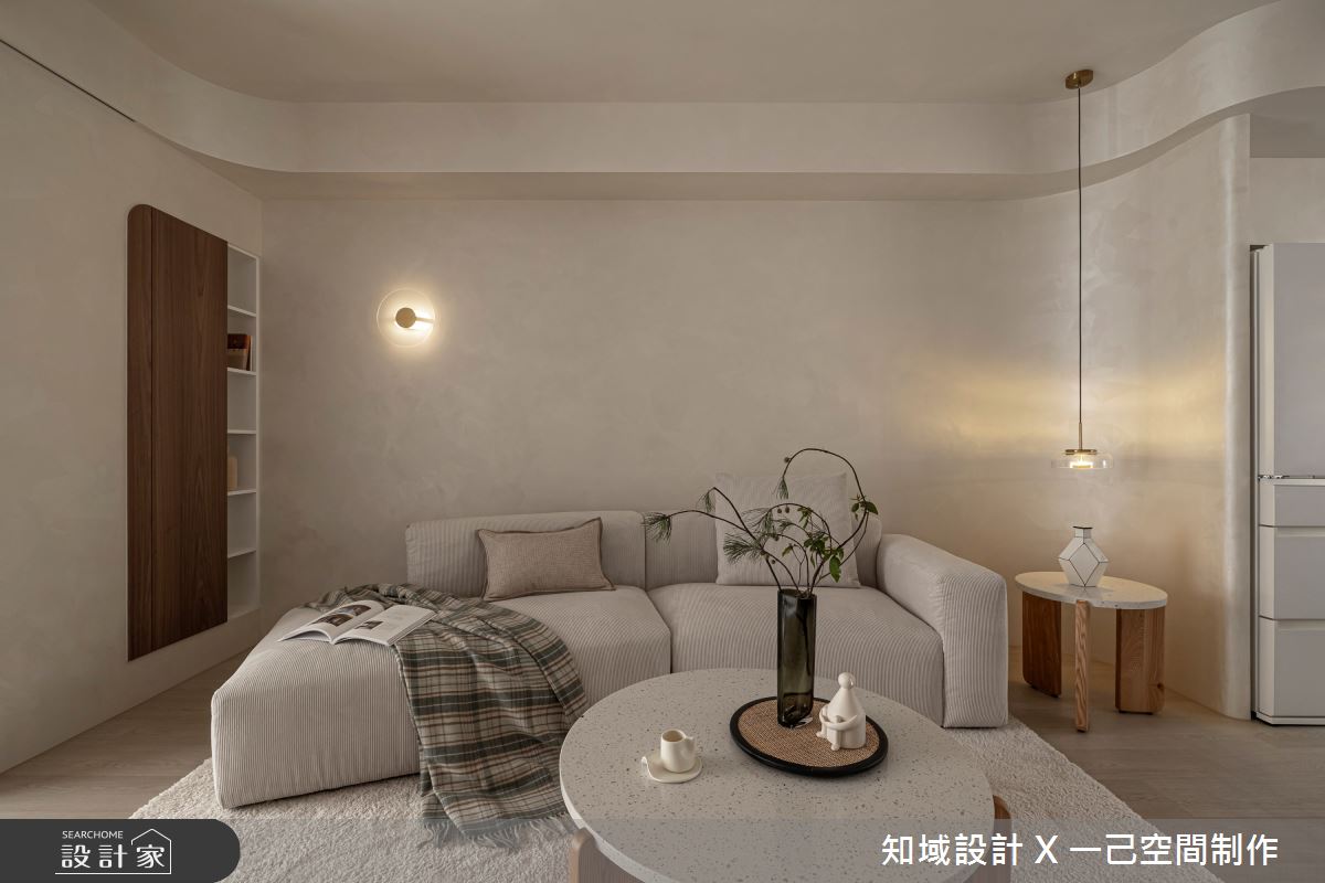 22坪中古屋(5~15年)＿混搭風客廳案例圖片＿知域設計 X 一己空間制作＿知域_泠之11