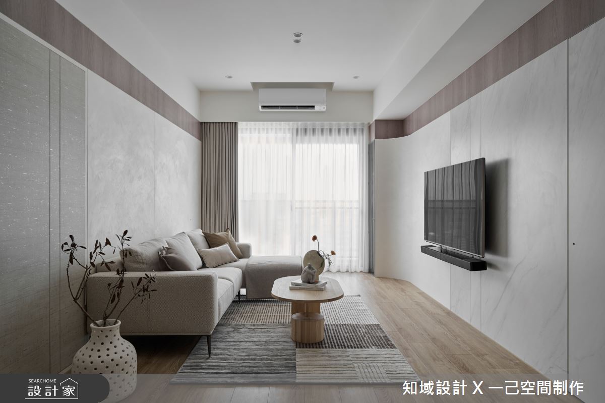 22坪新成屋(5年以下)＿混搭風客廳案例圖片＿知域設計 X 一己空間制作＿知域_秋坵之4