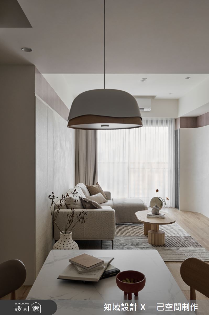 22坪新成屋(5年以下)＿混搭風客廳餐廳案例圖片＿知域設計 X 一己空間制作＿知域_秋坵之6