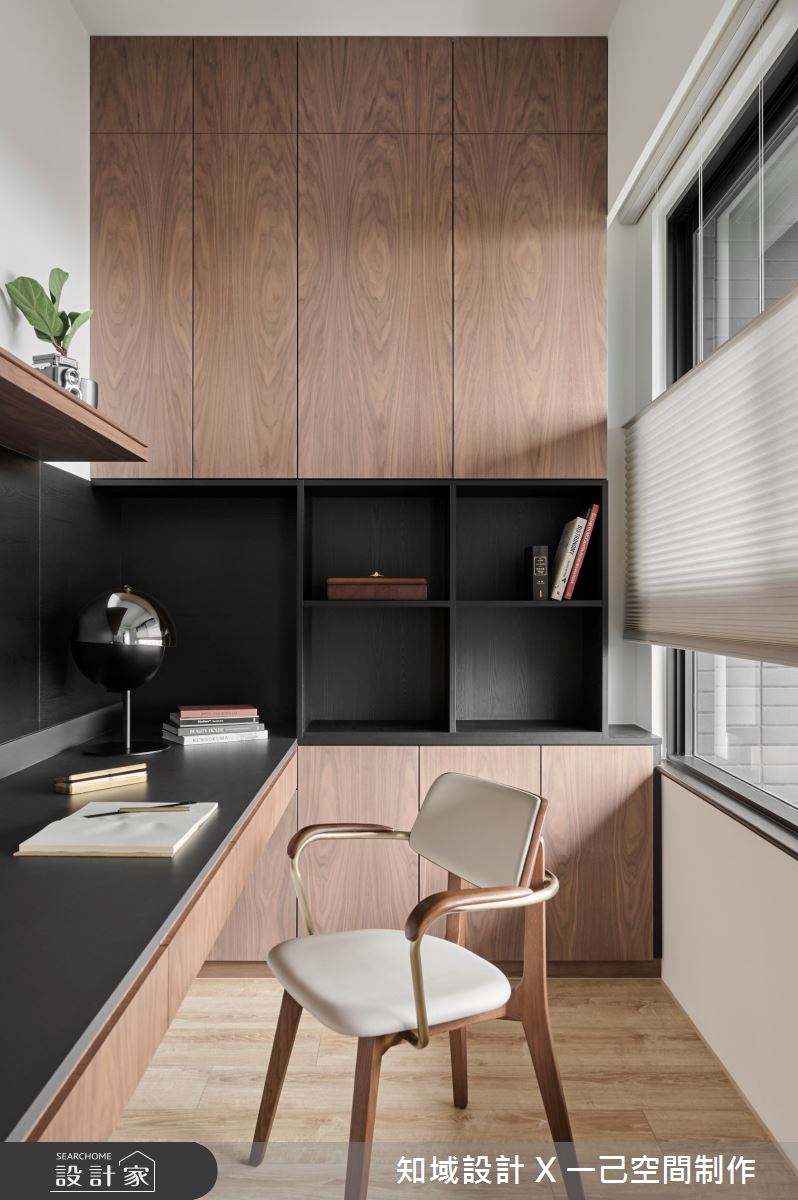 22坪新成屋(5年以下)＿混搭風書房工作區案例圖片＿知域設計 X 一己空間制作＿知域_秋坵之15