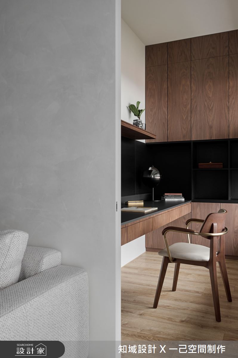 22坪新成屋(5年以下)＿混搭風書房工作區案例圖片＿知域設計 X 一己空間制作＿知域_秋坵之14