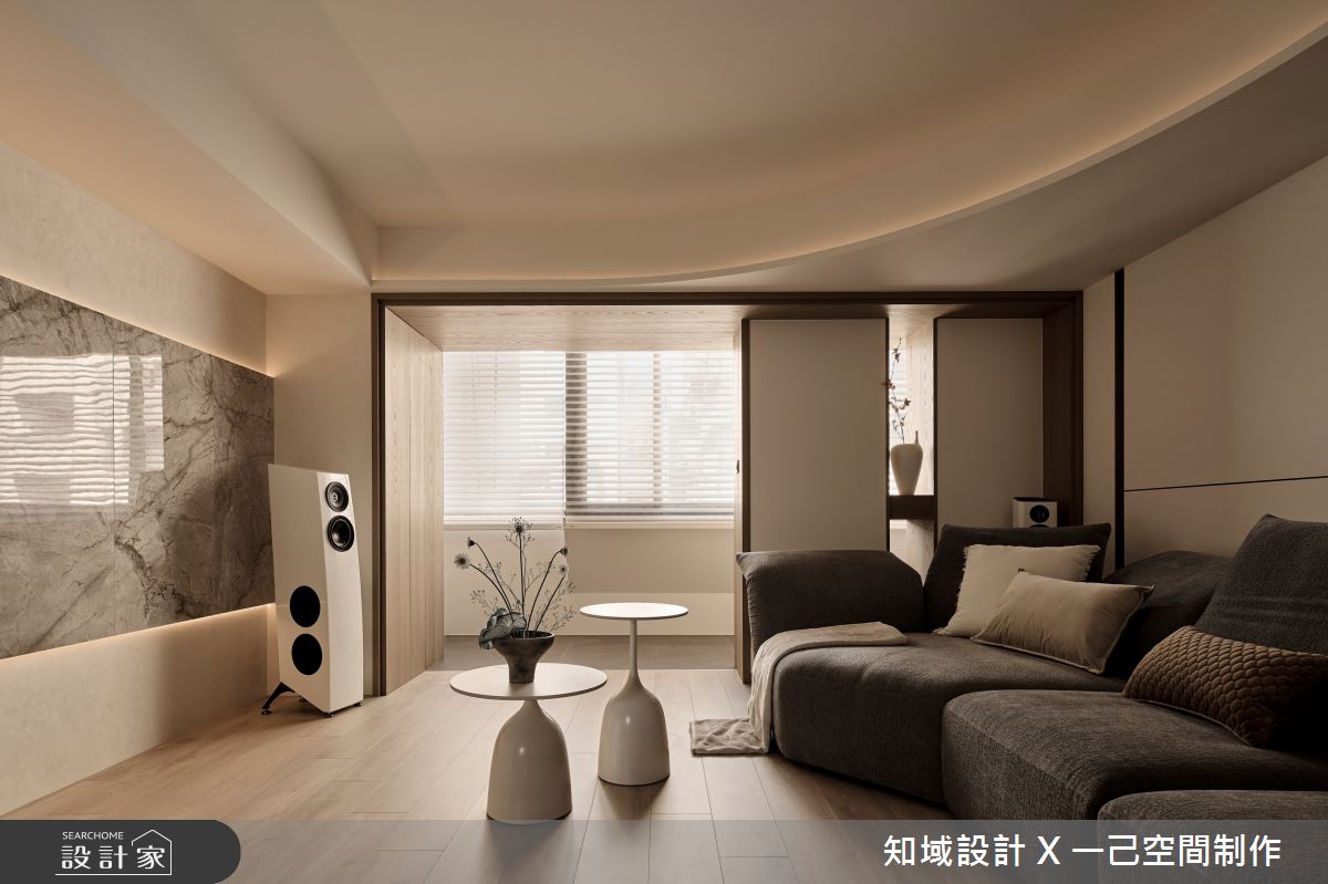 30坪老屋(41~50年)＿混搭風客廳案例圖片＿知域設計 X 一己空間制作＿一己_韞之4