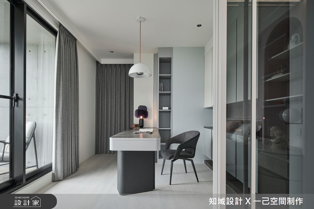 63坪新成屋(5年以下)＿北歐風書房工作區案例圖片＿知域設計 X 一己空間制作＿知域_晞之19