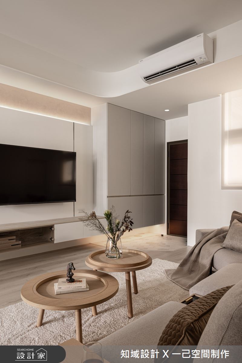 23坪中古屋(5~15年)＿北歐風客廳案例圖片＿知域設計 X 一己空間制作＿知域_稌之1