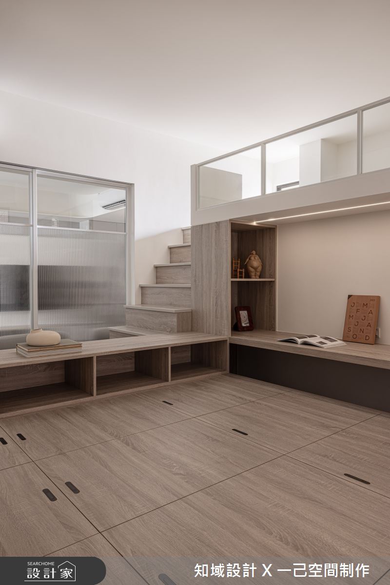 23坪中古屋(5~15年)＿北歐風和室多功能室案例圖片＿知域設計 X 一己空間制作＿知域_稌之12