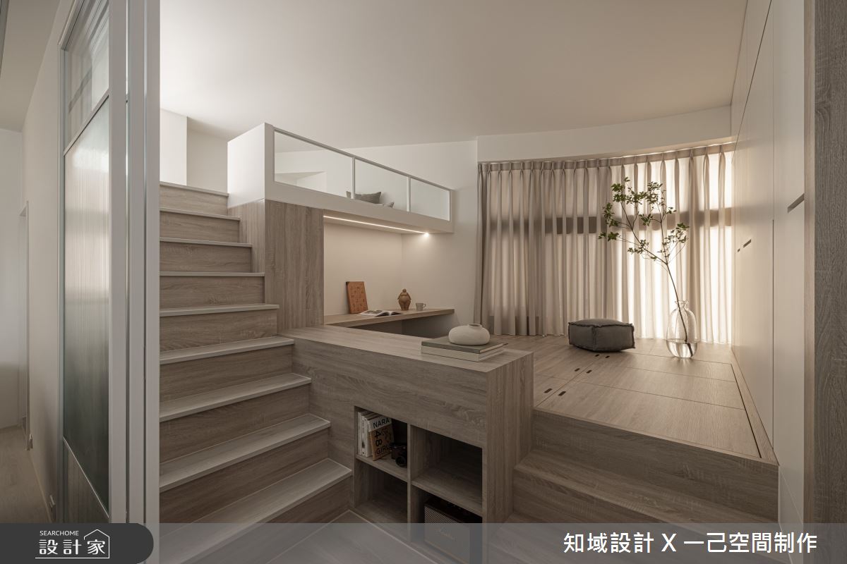 23坪中古屋(5~15年)＿北歐風和室樓梯案例圖片＿知域設計 X 一己空間制作＿知域_稌之4493
