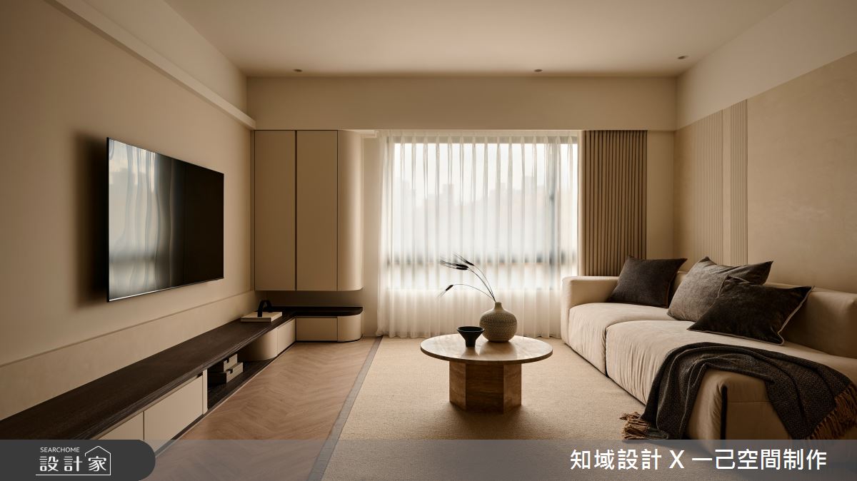 25坪老屋(16~30年)＿微仛寂混現代風客廳案例圖片＿知域設計 X 一己空間制作＿一己_曙暮之2
