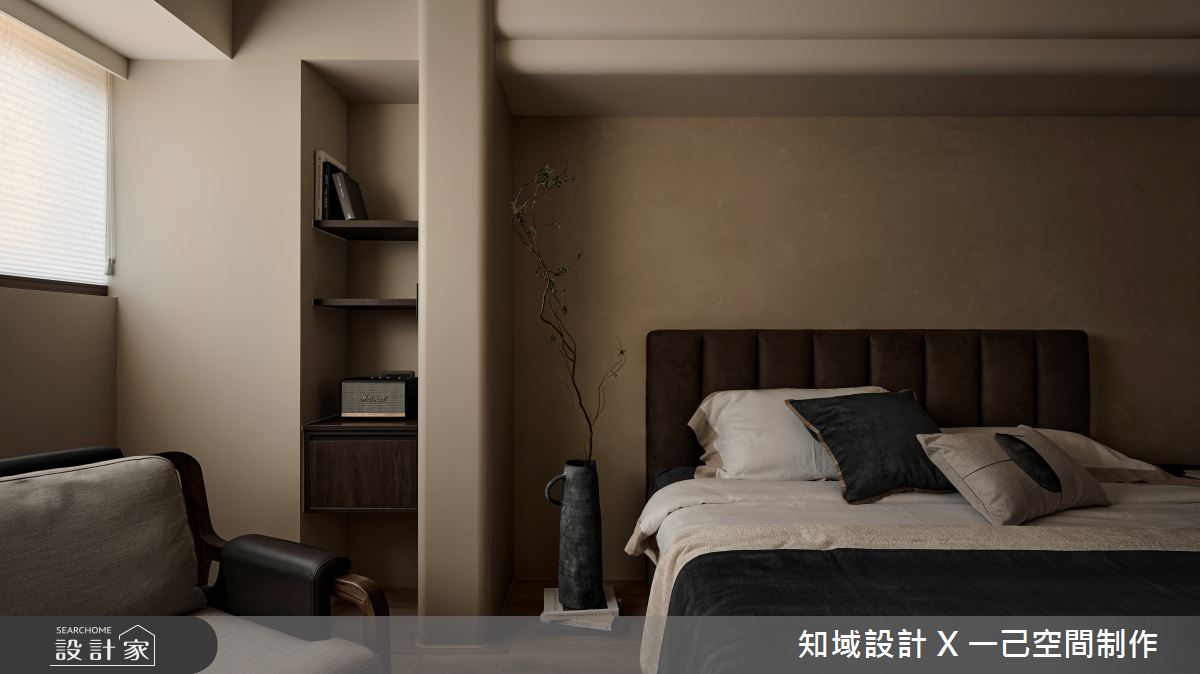 25坪老屋(16~30年)＿微仛寂混現代風臥室案例圖片＿知域設計 X 一己空間制作＿一己_曙暮之18