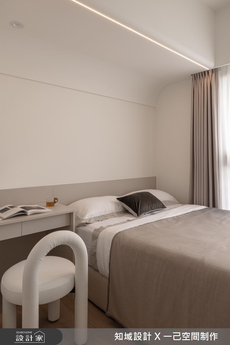 16坪中古屋(5~15年)＿侘寂風臥室案例圖片＿知域設計 X 一己空間制作＿知域_彌之14