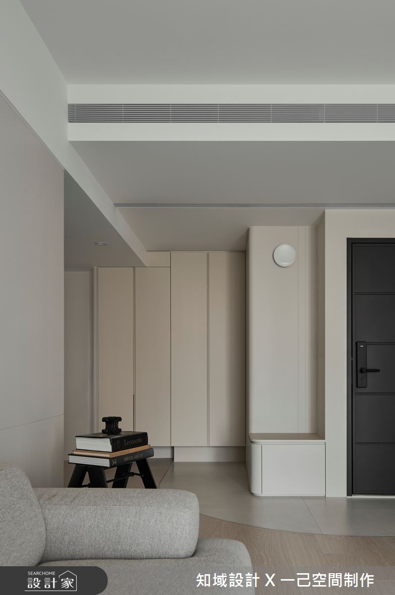 21坪中古屋(5~15年)＿北歐風玄關客廳案例圖片＿知域設計 X 一己空間制作＿知域_洄漣之2