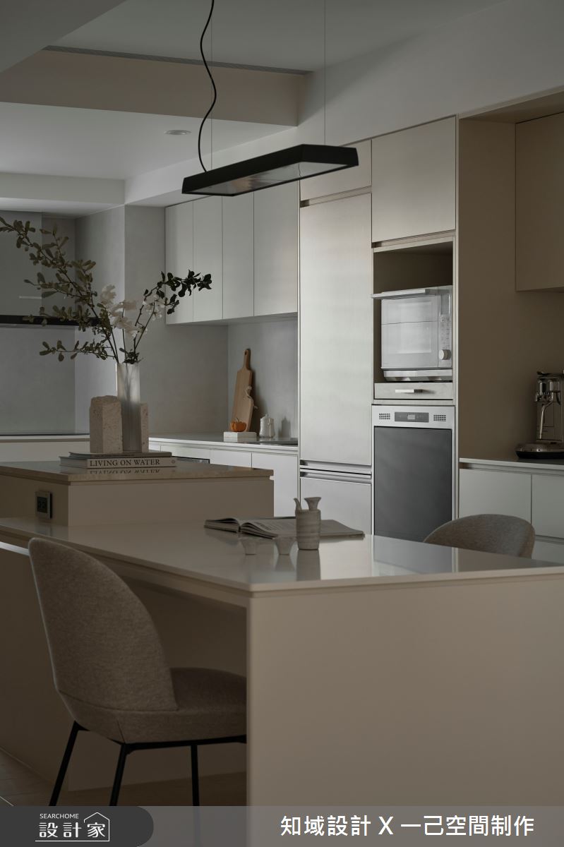 21坪中古屋(5~15年)＿北歐風餐廳中島案例圖片＿知域設計 X 一己空間制作＿知域_洄漣之9