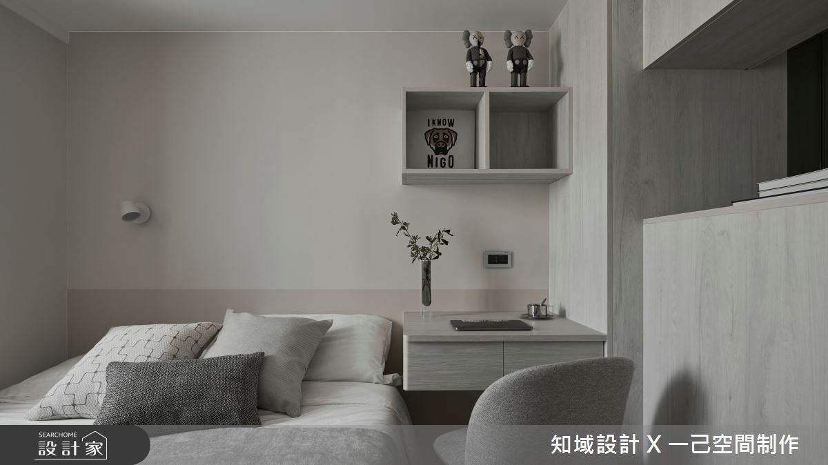 21坪中古屋(5~15年)＿北歐風臥室案例圖片＿知域設計 X 一己空間制作＿知域_洄漣之11