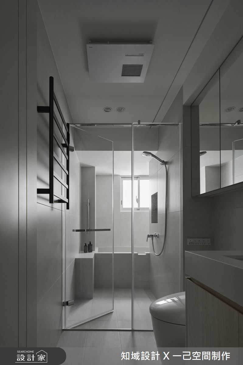 21坪中古屋(5~15年)＿北歐風浴室案例圖片＿知域設計 X 一己空間制作＿知域_洄漣之14