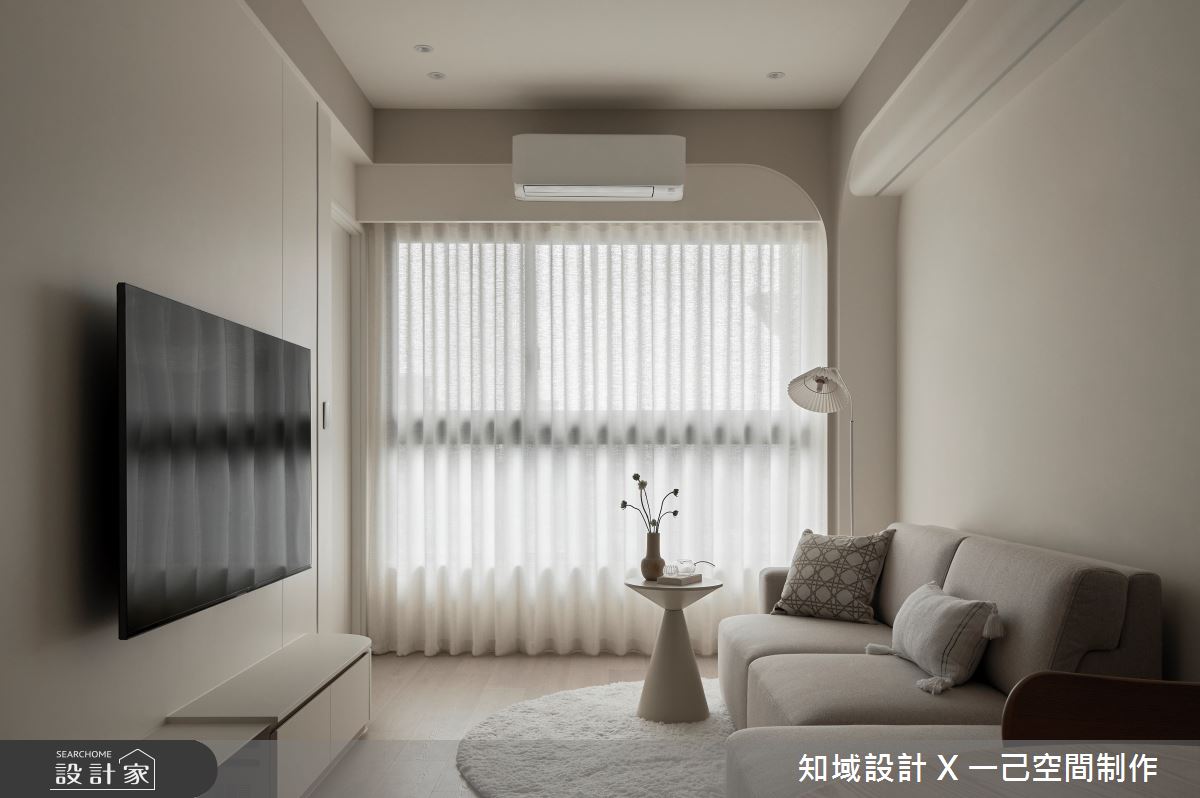 14坪新成屋(5年以下)＿北歐風客廳案例圖片＿知域設計 X 一己空間制作＿知域_忻之1