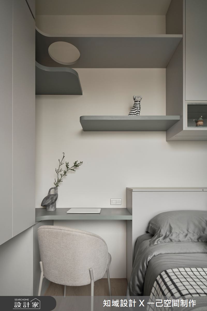 14坪新成屋(5年以下)＿北歐風臥室客房案例圖片＿知域設計 X 一己空間制作＿知域_忻之15