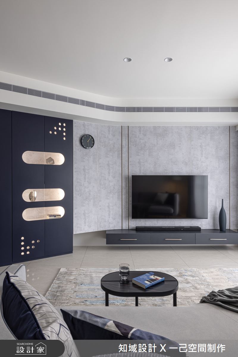 新成屋(5年以下)＿混搭風客廳案例圖片＿知域設計 X 一己空間制作＿知域_滺韻之4