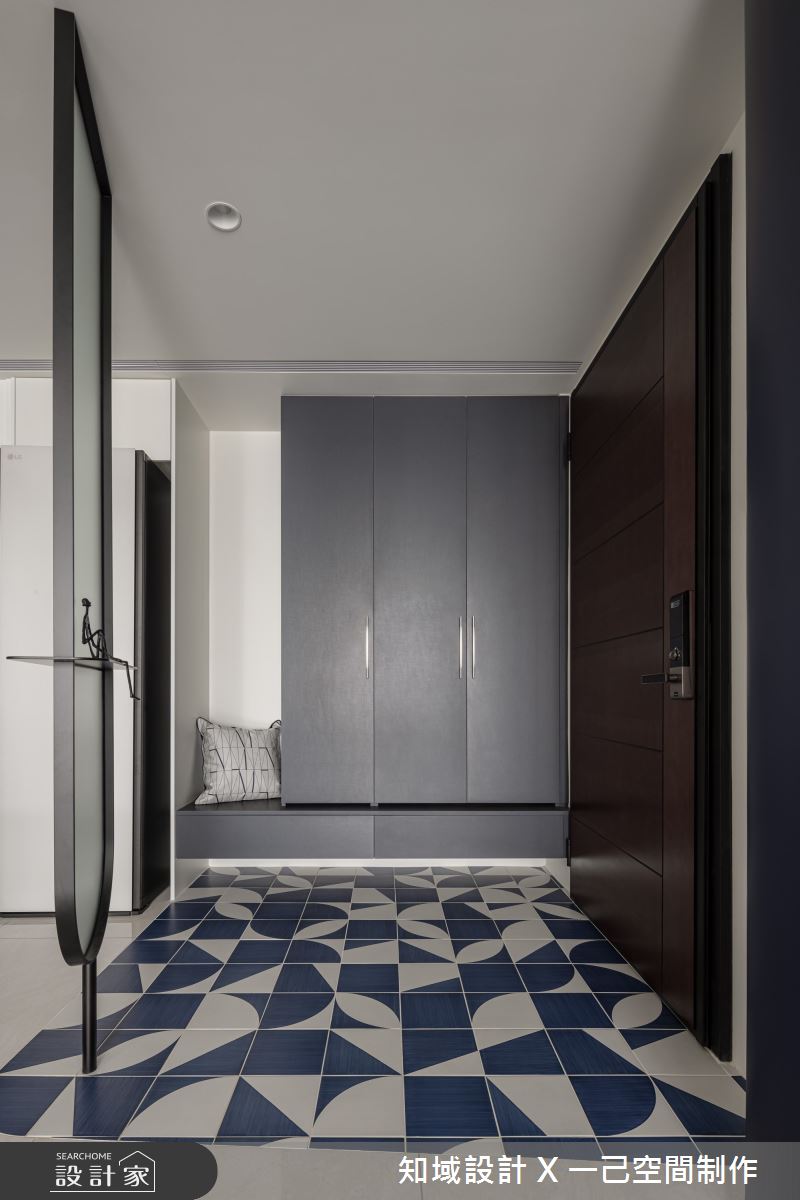 新成屋(5年以下)＿混搭風玄關案例圖片＿知域設計 X 一己空間制作＿知域_滺韻之1