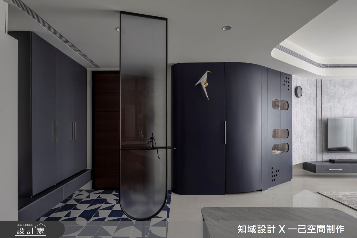 新成屋(5年以下)＿混搭風玄關客廳案例圖片＿知域設計 X 一己空間制作＿知域_滺韻之2