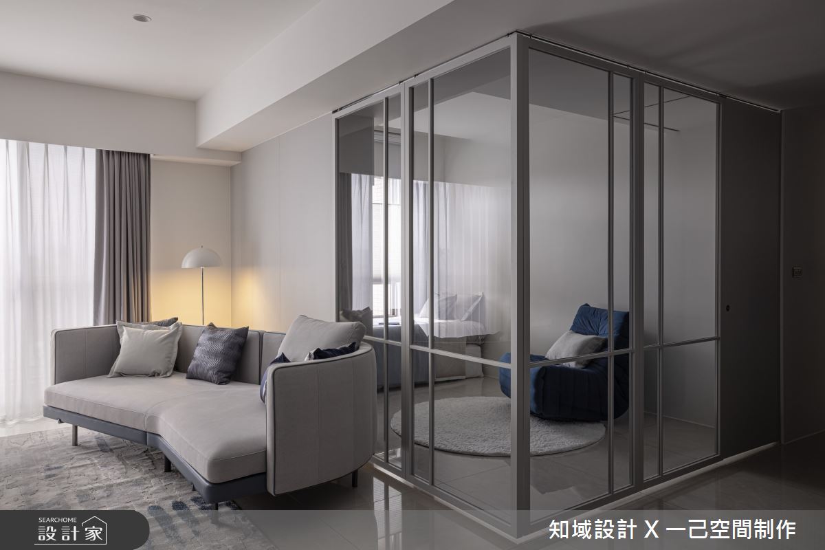 新成屋(5年以下)＿混搭風客廳書房案例圖片＿知域設計 X 一己空間制作＿知域_滺韻之6