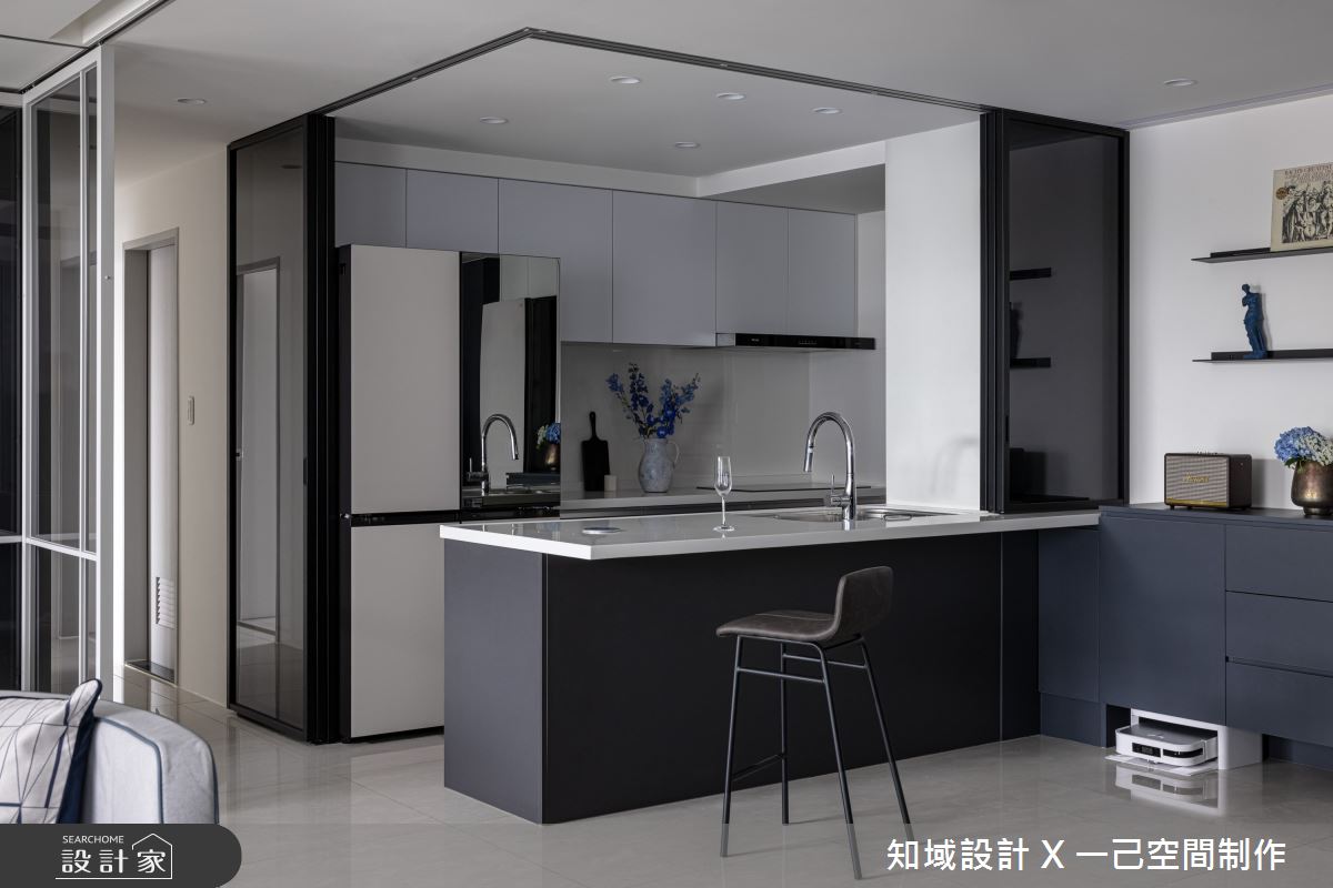 新成屋(5年以下)＿混搭風廚房吧檯中島案例圖片＿知域設計 X 一己空間制作＿知域_滺韻之13