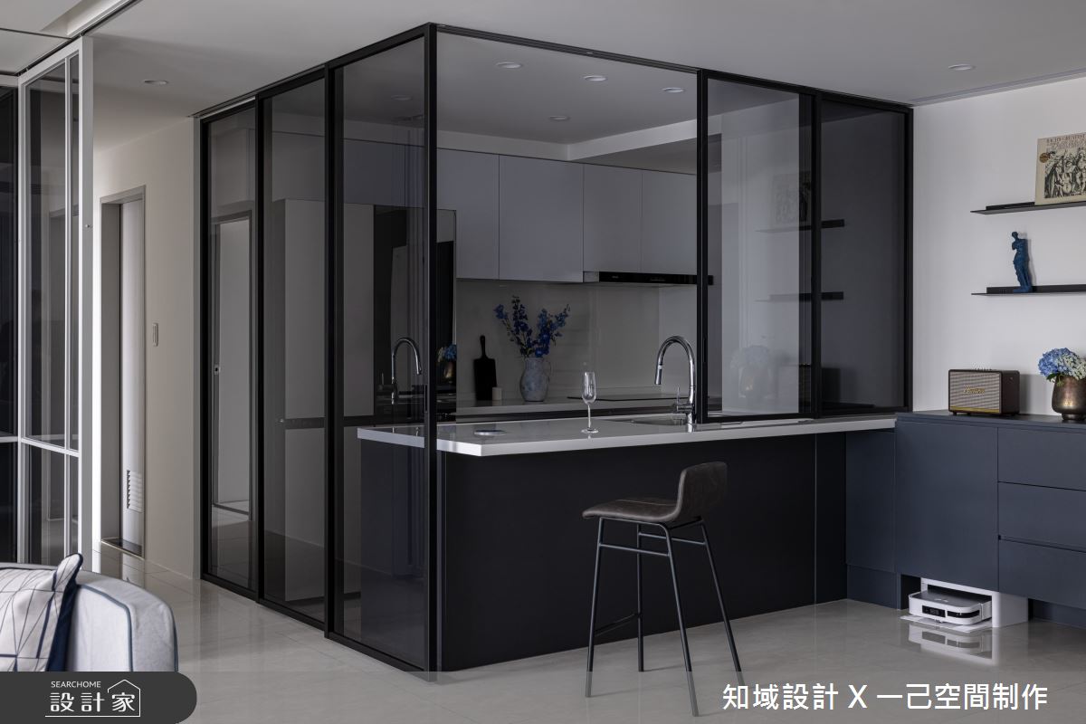 新成屋(5年以下)＿混搭風廚房吧檯中島案例圖片＿知域設計 X 一己空間制作＿知域_滺韻之12