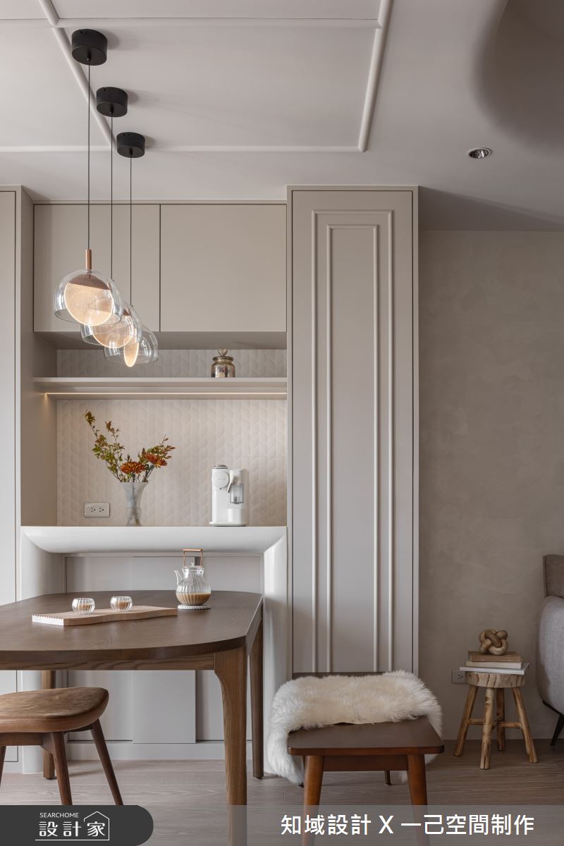 18坪新成屋(5年以下)＿混搭風餐廳案例圖片＿知域設計 X 一己空間制作＿知域_朧 Hazy之5