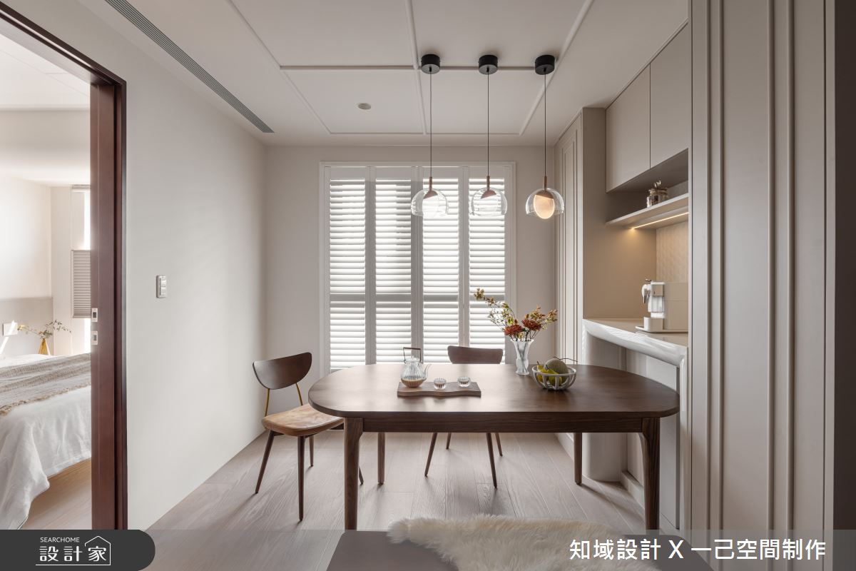 18坪新成屋(5年以下)＿混搭風餐廳案例圖片＿知域設計 X 一己空間制作＿知域_朧 Hazy之2
