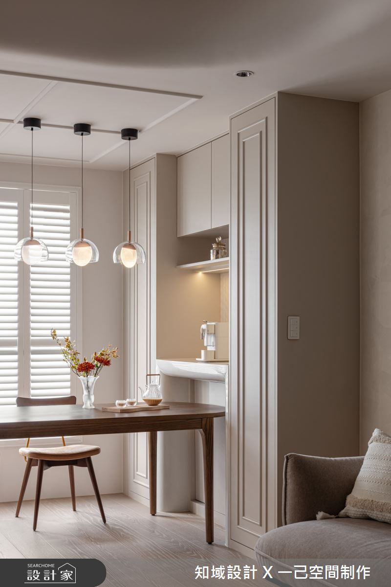 18坪新成屋(5年以下)＿混搭風餐廳案例圖片＿知域設計 X 一己空間制作＿知域_朧 Hazy之6