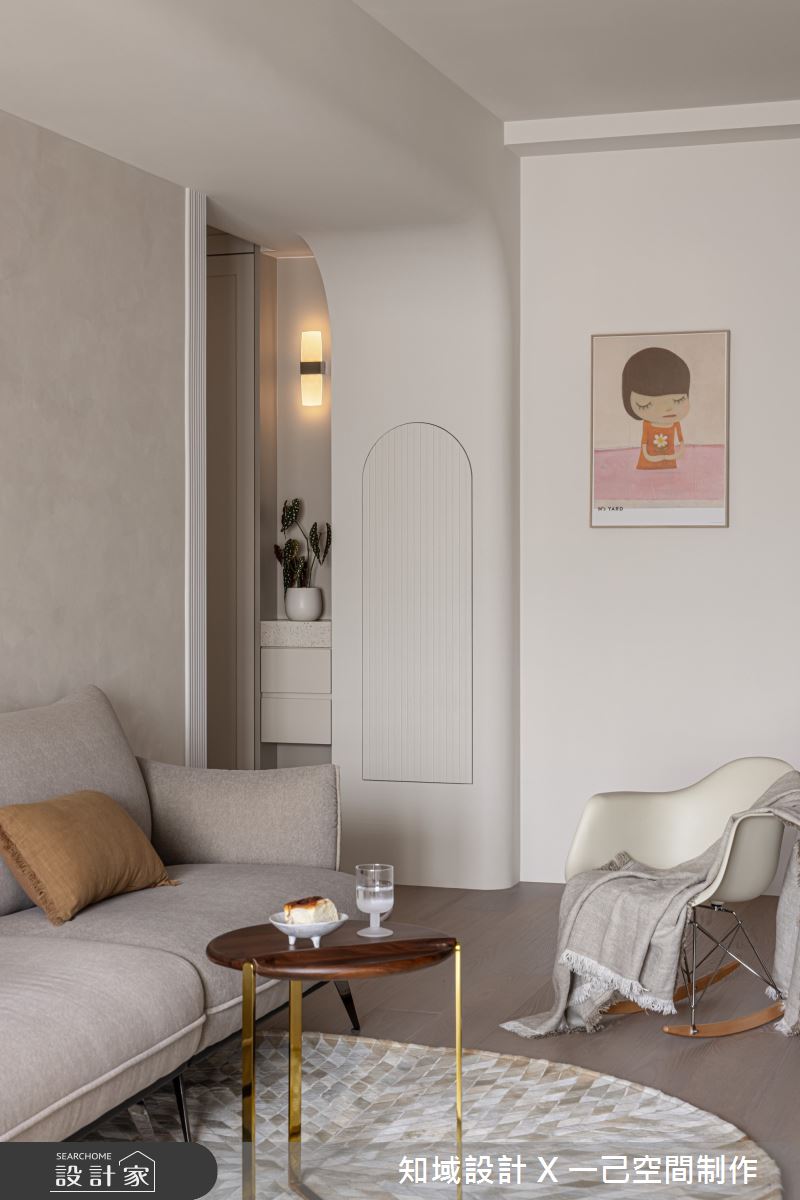 18坪新成屋(5年以下)＿混搭風客廳案例圖片＿知域設計 X 一己空間制作＿知域_朧 Hazy之10