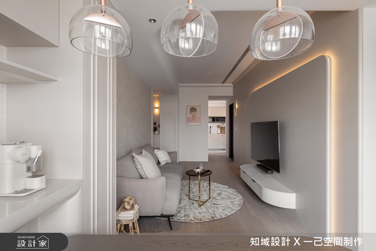 18坪新成屋(5年以下)＿混搭風客廳案例圖片＿知域設計 X 一己空間制作＿知域_朧 Hazy之8