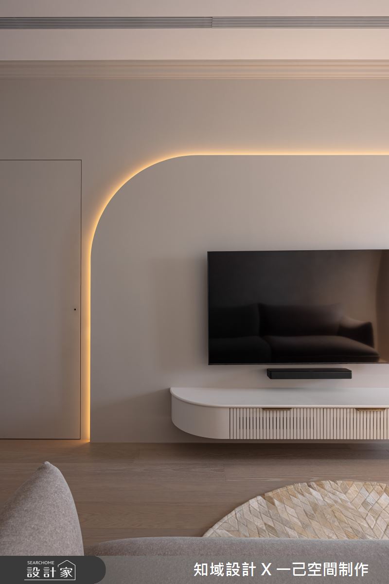 18坪新成屋(5年以下)＿混搭風客廳案例圖片＿知域設計 X 一己空間制作＿知域_朧 Hazy之9