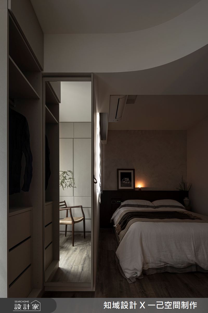 22坪中古屋(5~15年)＿日式侘寂風臥室案例圖片＿知域設計 X 一己空間制作＿一己_旦曉之15