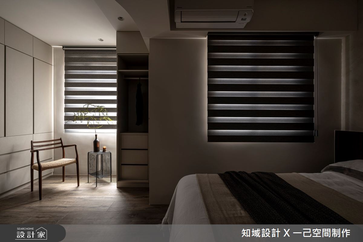 22坪中古屋(5~15年)＿日式侘寂風臥室案例圖片＿知域設計 X 一己空間制作＿一己_旦曉之13