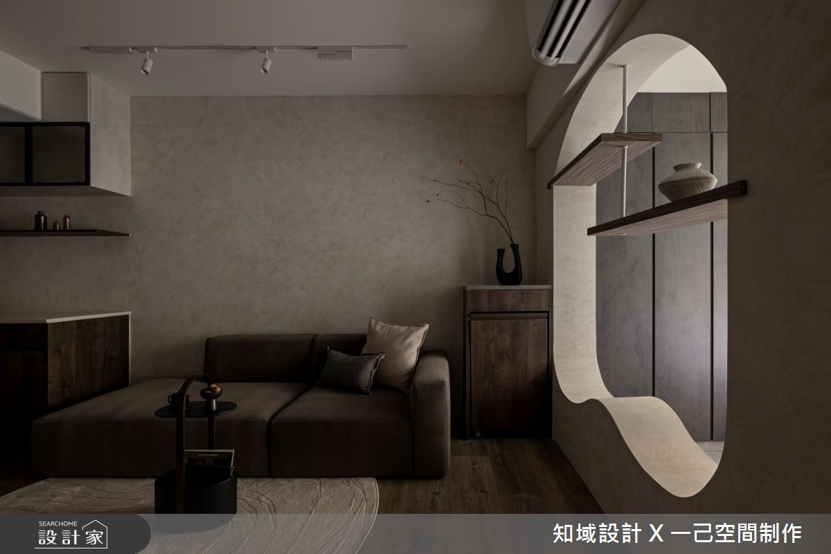 22坪中古屋(5~15年)＿日式侘寂風客廳案例圖片＿知域設計 X 一己空間制作＿一己_旦曉之11