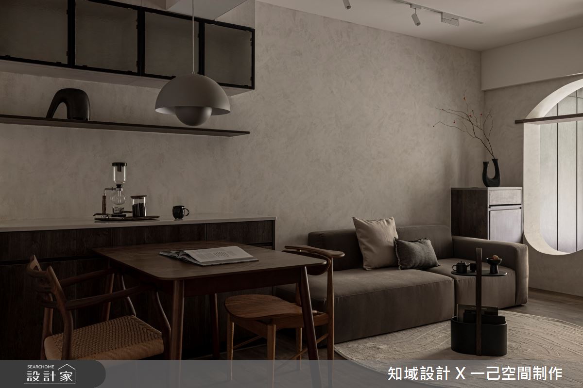 22坪中古屋(5~15年)＿日式侘寂風客廳餐廳案例圖片＿知域設計 X 一己空間制作＿一己_旦曉之10