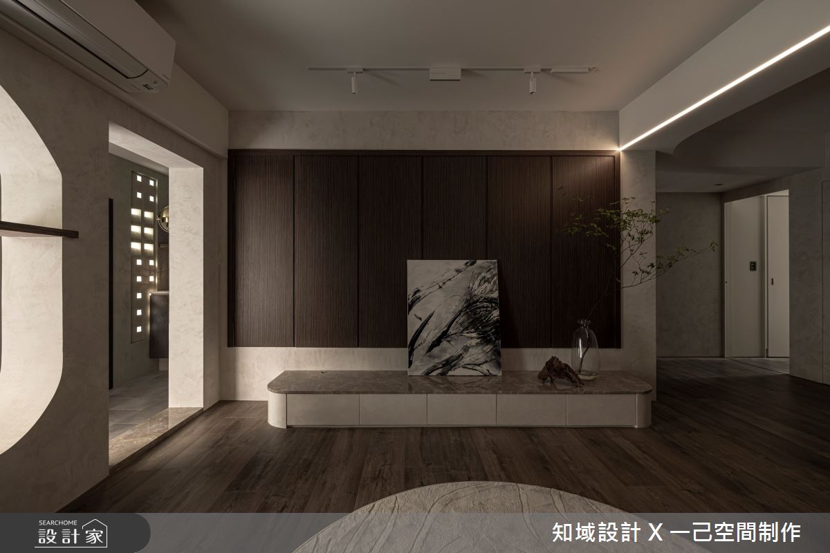 22坪中古屋(5~15年)＿日式侘寂風客廳案例圖片＿知域設計 X 一己空間制作＿一己_旦曉之3