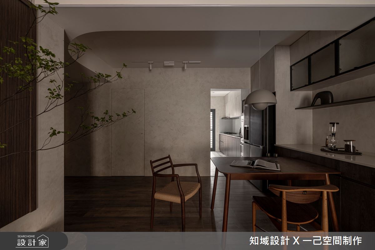 22坪中古屋(5~15年)＿日式侘寂風餐廳廚房案例圖片＿知域設計 X 一己空間制作＿一己_旦曉之7