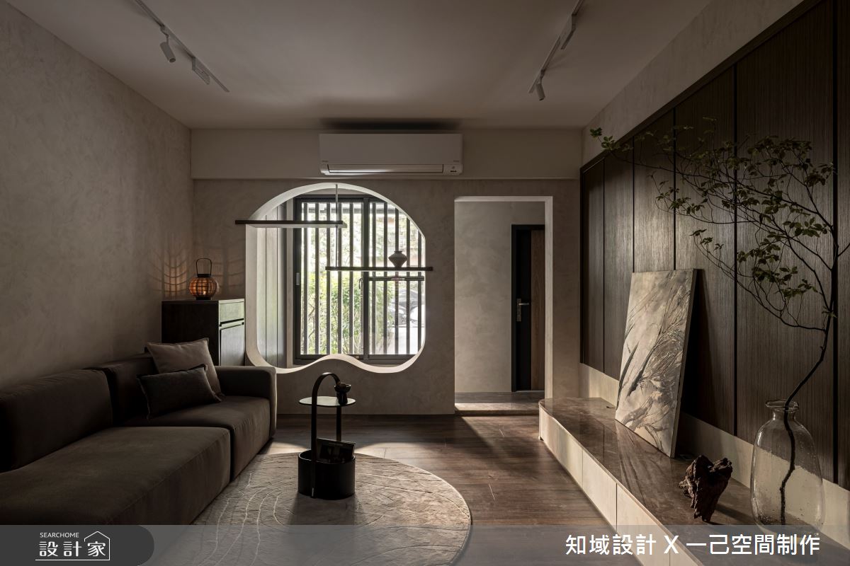 22坪中古屋(5~15年)＿日式侘寂風客廳案例圖片＿知域設計 X 一己空間制作＿一己_旦曉之2