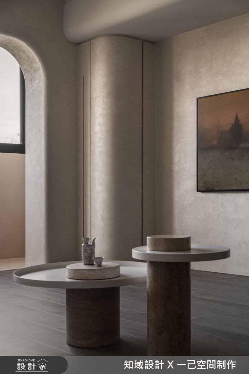 54坪中古屋(5~15年)＿簡約侘寂風客廳案例圖片＿知域設計 X 一己空間制作＿一己_槃之3