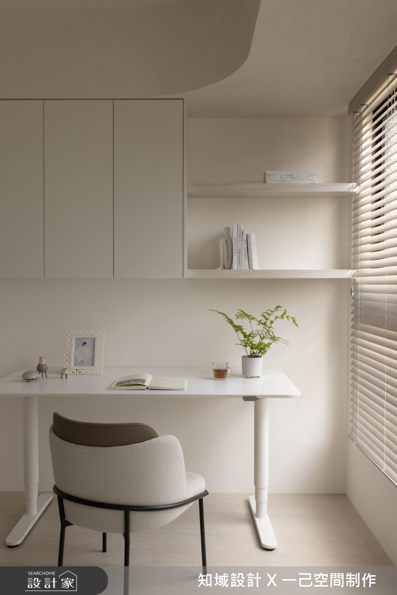 新成屋(5年以下)＿混搭風書房工作區案例圖片＿知域設計 X 一己空間制作＿知域_律之14