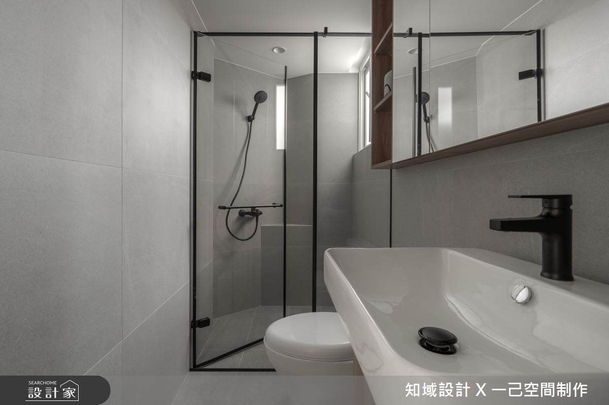 老屋(50年以上)＿混搭風浴室案例圖片＿知域設計 X 一己空間制作＿知域_延亙之19