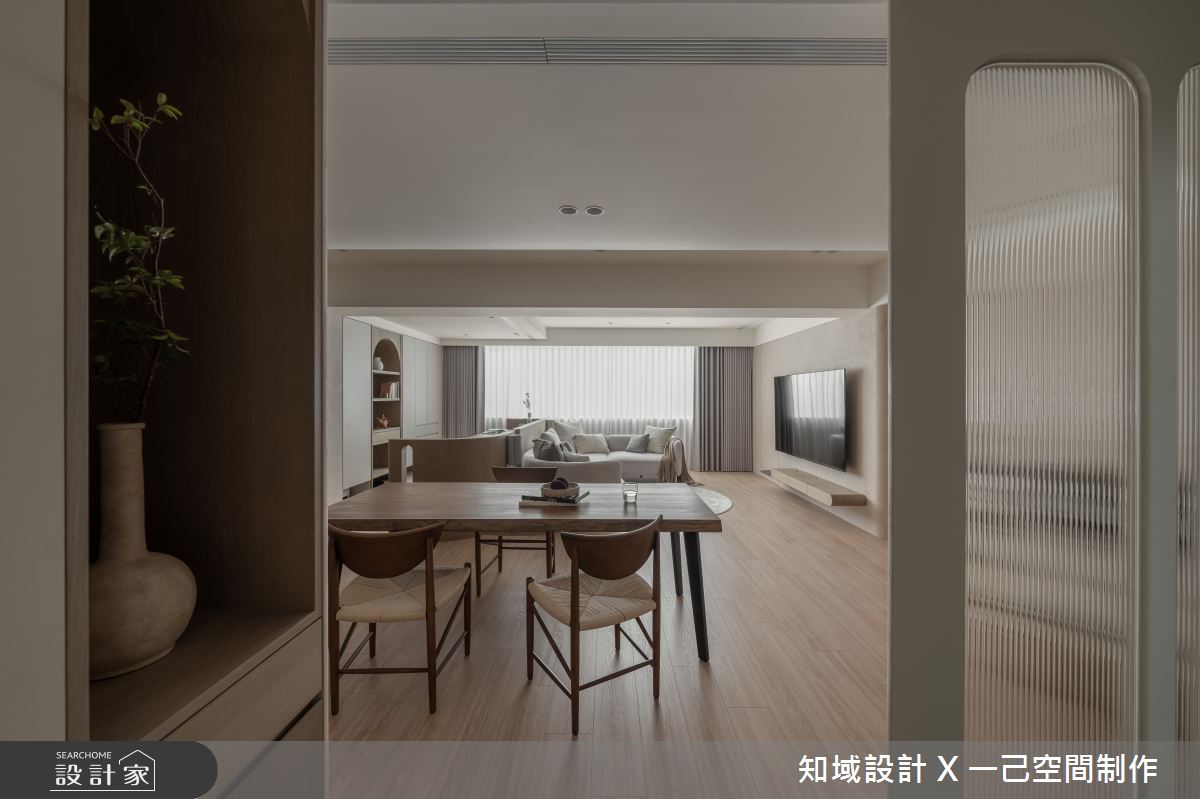 老屋(50年以上)＿混搭風客廳餐廳案例圖片＿知域設計 X 一己空間制作＿知域_延亙之2