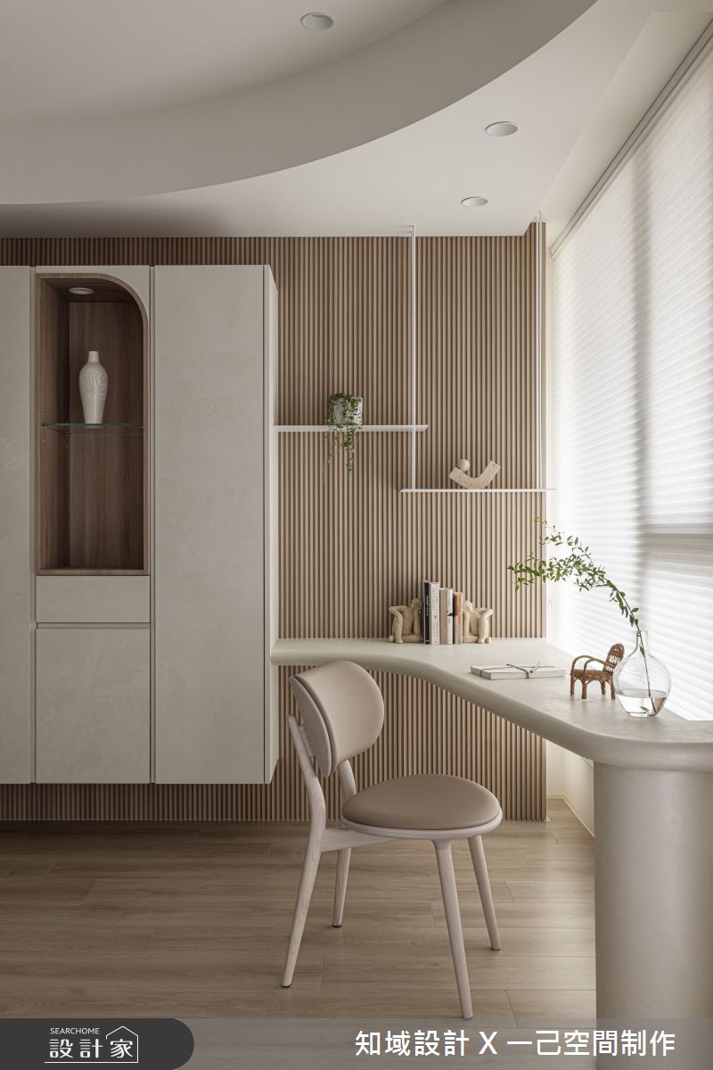 22坪新成屋(5年以下)＿北歐風書房工作區案例圖片＿知域設計 X 一己空間制作＿知域_然之6