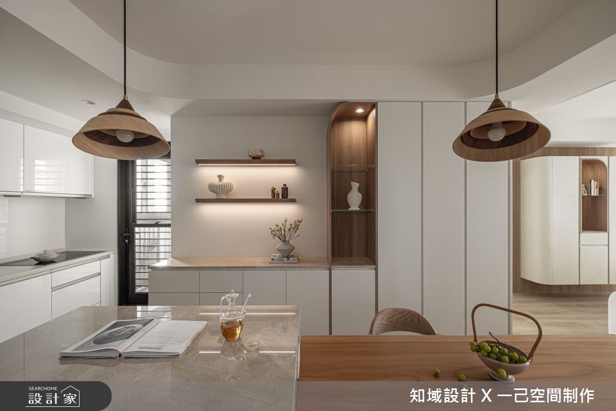 22坪新成屋(5年以下)＿北歐風餐廳廚房中島案例圖片＿知域設計 X 一己空間制作＿知域_然之11