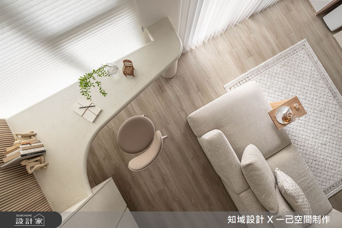 22坪新成屋(5年以下)＿北歐風客廳書房案例圖片＿知域設計 X 一己空間制作＿知域_然之5